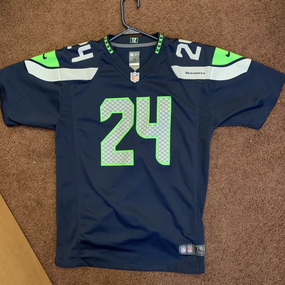 Lynch Authentic NFL jersey